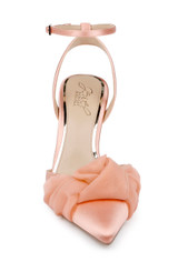 Peach | Federica Ankle Strap Pumps Front