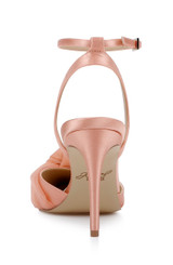 Peach | Federica Ankle Strap Pumps Back