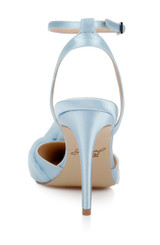 Sky Blue | Federica Ankle Strap Pumps Back
