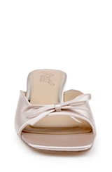 Champagne | Felisha Kitten Heel Slide Sandals Front