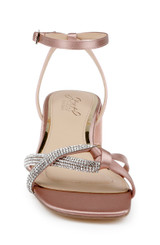Blush | Fern Low Block Heel Sandals Front
