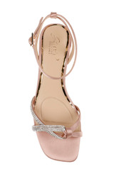 Blush | Fern Low Block Heel Sandals Top