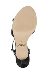 Black | Fiji Mid Stiletto Heel Sandals Sole