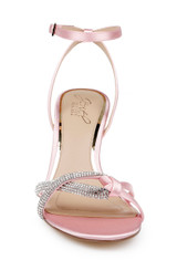 Pale Pink | Fiji Mid Stiletto Heel Sandals Front