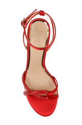 Red | Fiji Mid Stiletto Heel Sandals Top