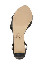 Black | Fila Block Heel Platform Sandals Sole