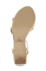 Gold Leather | Fila Block Heel Platform Sandals Sole