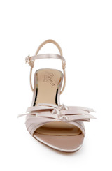Champagne | Floribeth Kitten Heel Sandals Front