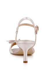 Champagne | Floribeth Kitten Heel Sandals Back