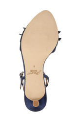 Navy | Floribeth Kitten Heel Sandals Sole