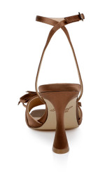 Chocolate | Flory Mid Stiletto Heel Sandals Back