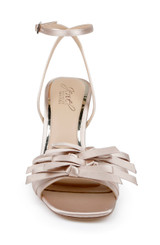 Nude | Flory Mid Stiletto Heel Sandals Front