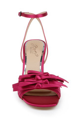 Passion Pink | Flory Mid Stiletto Heel Sandals Front