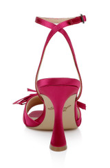 Passion Pink | Flory Mid Stiletto Heel Sandals Back