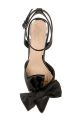 Black | Francine Ankle Strap Pumps Top