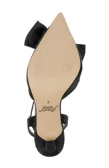 Black | Francine Ankle Strap Pumps Sole