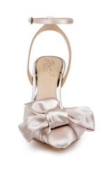 Champagne | Francine Ankle Strap Pumps Front