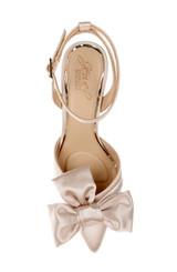 Champagne | Francine Ankle Strap Pumps Top