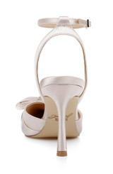 Champagne | Francine Ankle Strap Pumps Back