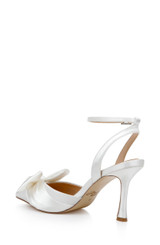 Ivory | Francine Ankle Strap Pumps Back Side