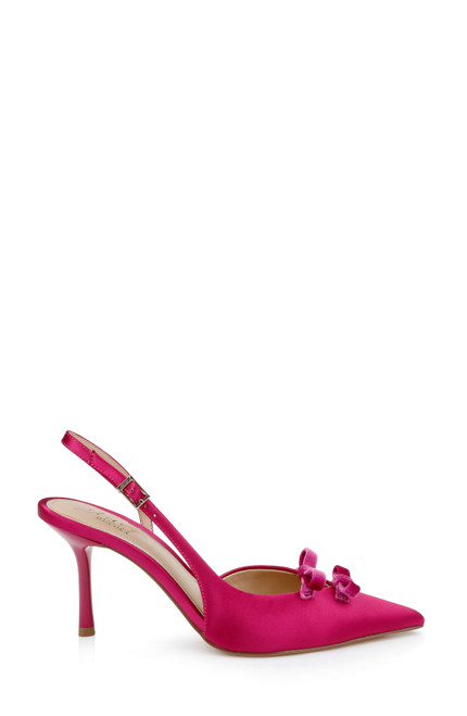 Pink | Ellery Pointed Toe Slingback Pumps Side