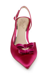 Pink | Ellery Pointed Toe Slingback Pumps Front
