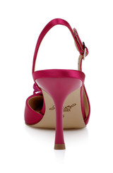 Pink | Ellery Pointed Toe Slingback Pumps Back