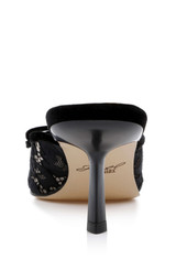 Black Lace | Elliot Closed Toe Mules Back
