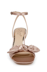 Nude | Emeli Ankle Strap Bow Sandals Front