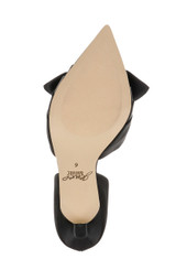 Black | Emelia Satin Bow d’Orsay Pumps Sole