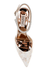 Ivory Jacquard | Kamilah Pointed Toe Stiletto Top