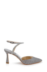Silver Antique | Kamilah Pointed Toe Stiletto Side