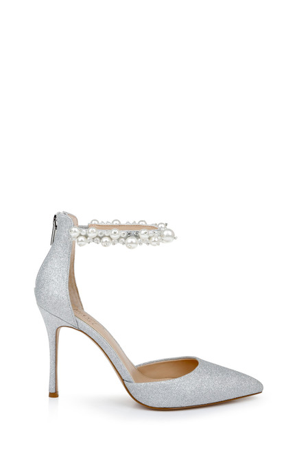 Silver | Layne Pointed Toe Stiletto