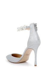 Silver | Layne Pointed Toe Stiletto