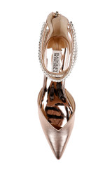 Champagne | Lilibeth Dual-Strapped Kitten Heels