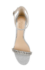 Silver | Lora Low Wedge Sandals