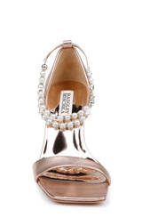 Champagne | Loretta Dual Pearl Strap Stiletto