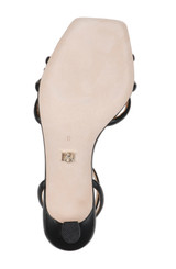 Black | Loyalty Knot Detail Sandal