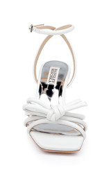 White | Loyalty Knot Detail Sandal