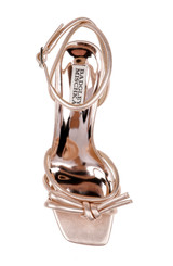 Champagne | Luciana Knot Detail Wedge Sandal