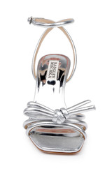 Silver | Luciana Knot Detail Wedge Sandal