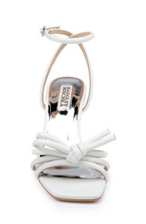 White | Luciana Knot Detail Wedge Sandal