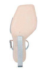 Soft Mint | Luna Mule With Sculptural Wedge