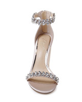 Champagne | Mayra Ankle Strap Evening Shoe
