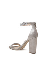 Light Gold | Mayra Ankle Strap Evening Shoe