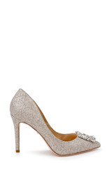 Champagne | Cher Pointed Toe Evening Pump