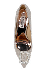 Champagne | Cher Pointed Toe Evening Pump