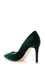 Green Velvet | Cher Pointed Toe Evening Pump