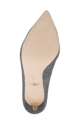 Pewter Glitter | Cher Pointed Toe Evening Pump