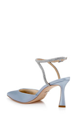 Azure Blue | Kamilah Pointed Toe Stiletto Back Side